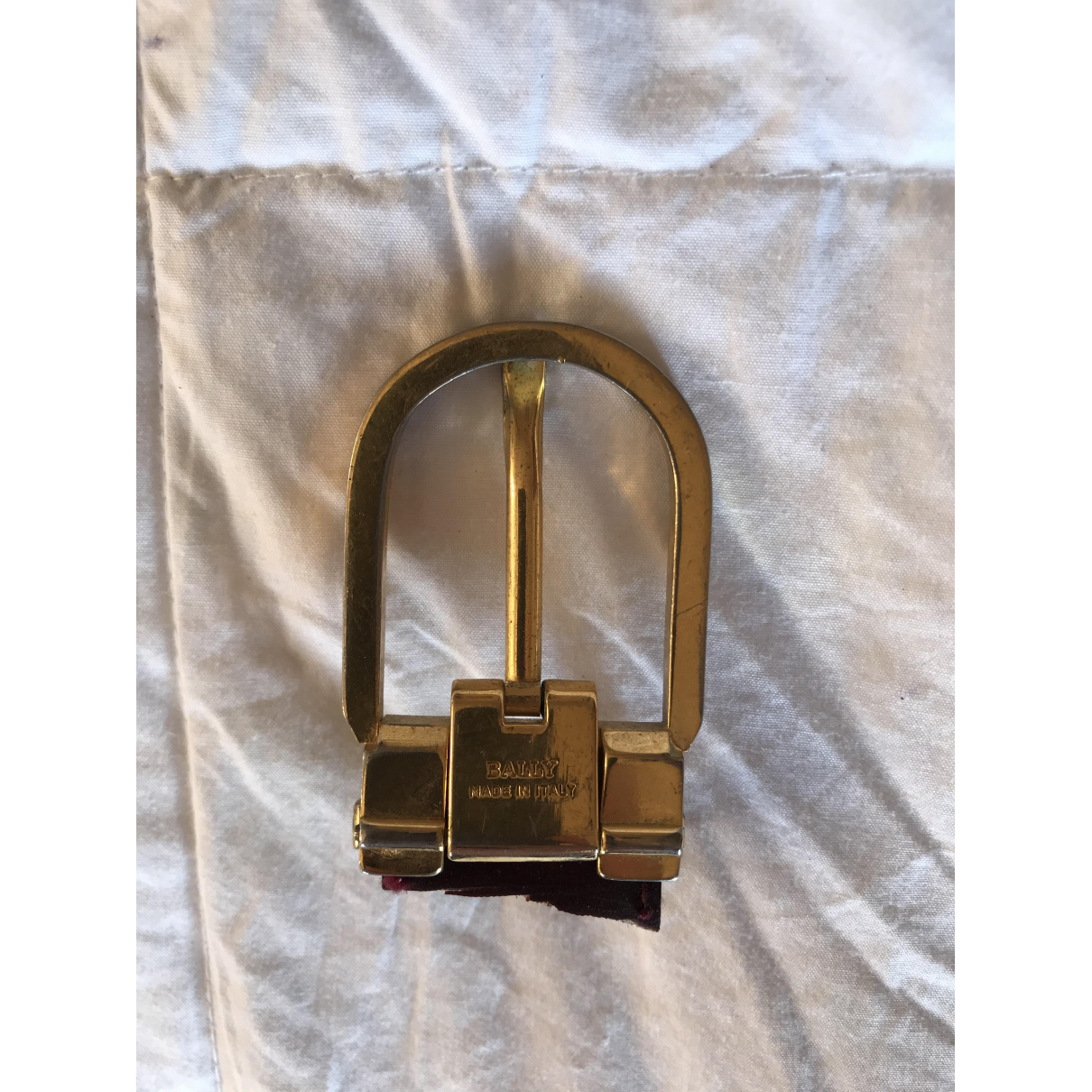Belt Bally Gold size S international in 